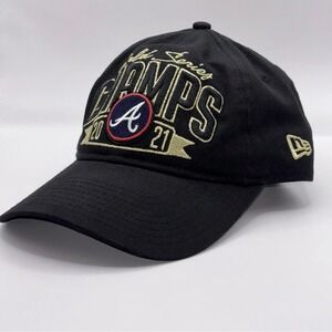 New Era Atlanta Braves World Series Champions 2021 Black Baseball Cap OSFM